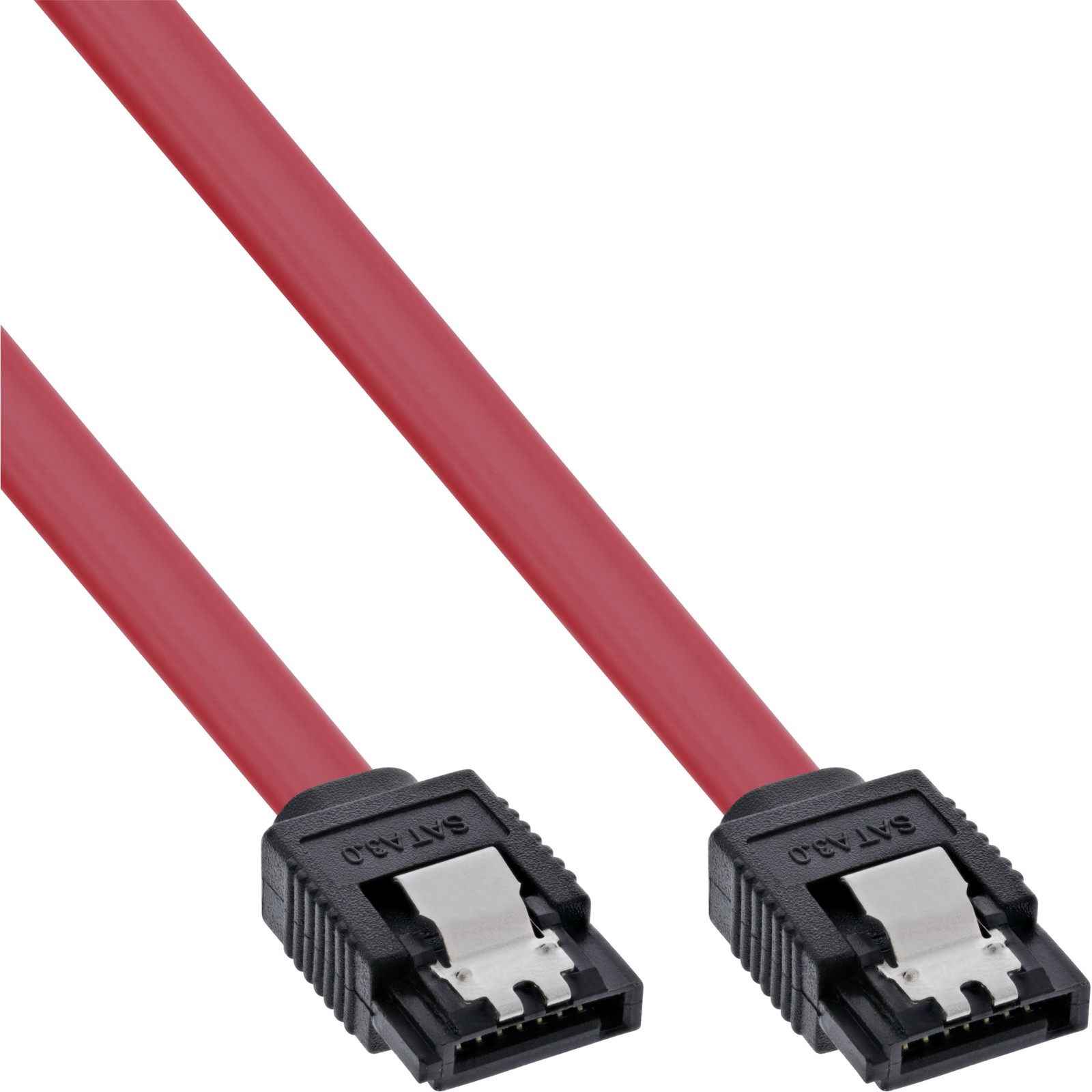 ITS 1 METRO Cavo SATA III (6Gb/s), SATA a SATA, rosso, chiusura a scatto
