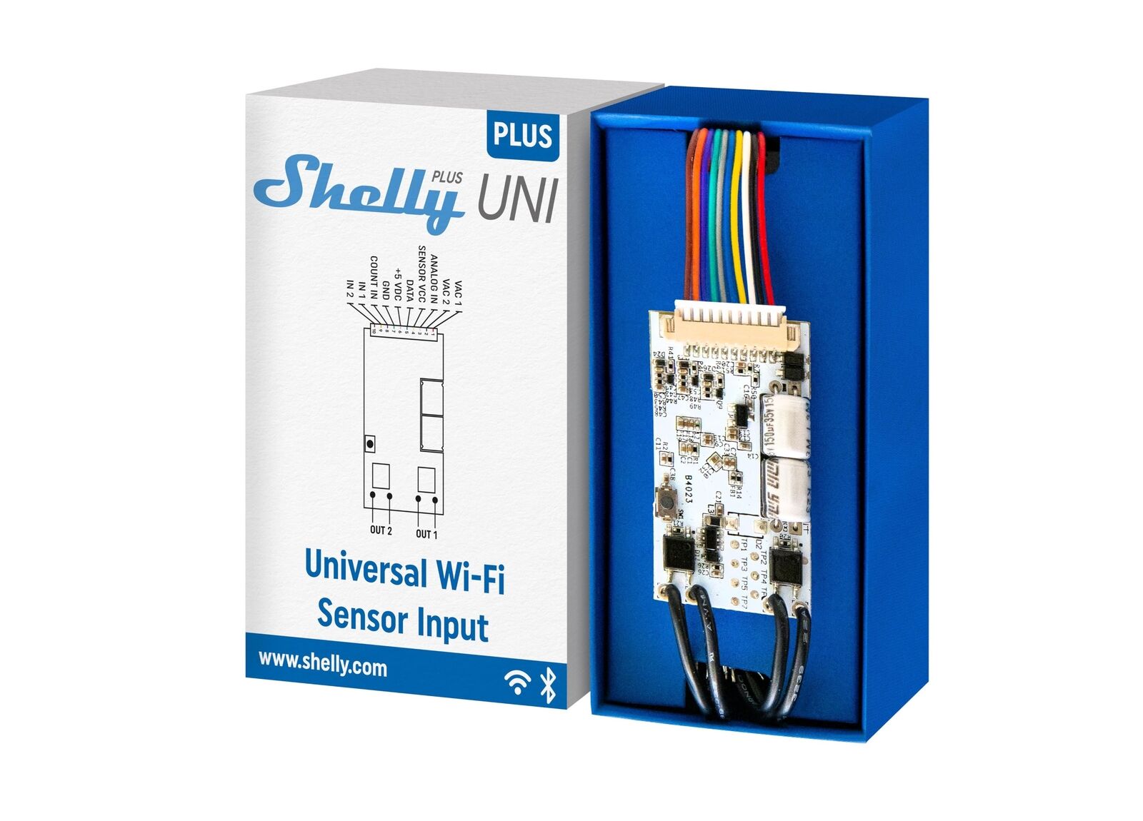 Shelly Plus Universale Intelligente Universale Modulo 3800235265710