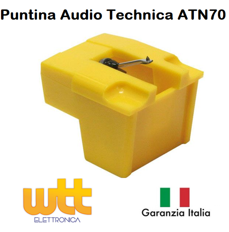 Puntina ricambio giradischi PER AUDIOTECHNICA AUDIO TECHNICA ATN70 ATN71 ATN72