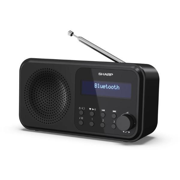 SHARP DR-P420(BK) RADIO DIGITALE PORTATILE DAB/DAB+ LCD MONOCROMATICO BLUETOOTH