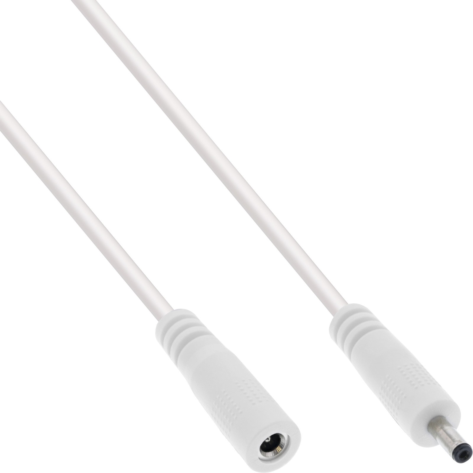 ITS 0,50 METRI Cavo di prolunga DC, maschio/femmina 3,5x1,35mm, AWG18, bianco