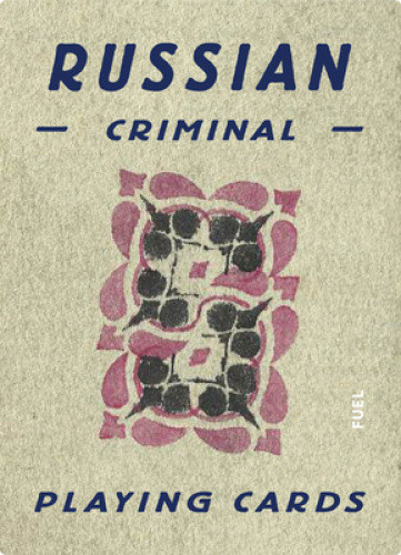 Russian Criminal Playing Cards: Deck of 54 Playing Cards by Murray, Damon