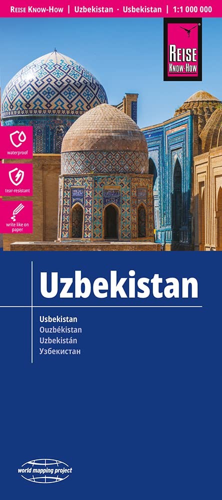 9783831772742 Reise Know-How Landkarte Usbekistan 1 : 1.000.000:...ping project)