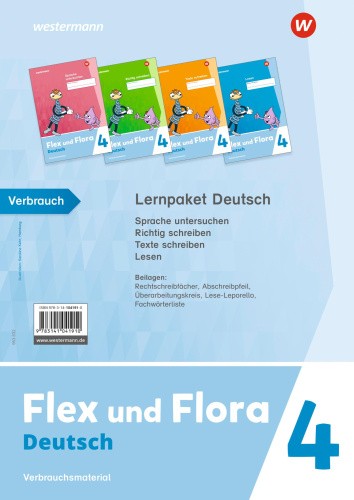 Flex und Flora 4. Themenhefte Kompetenzhefte 4 Paket. Verbrauchsmaterial