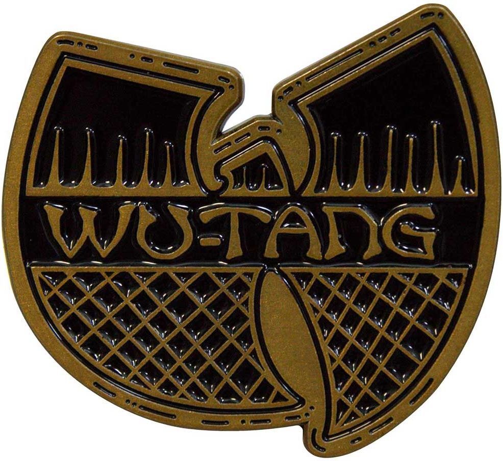 Merchandising Wu-Tang Clan - Wu-Tang Clan Pin Badge: Black & Gold Logo
