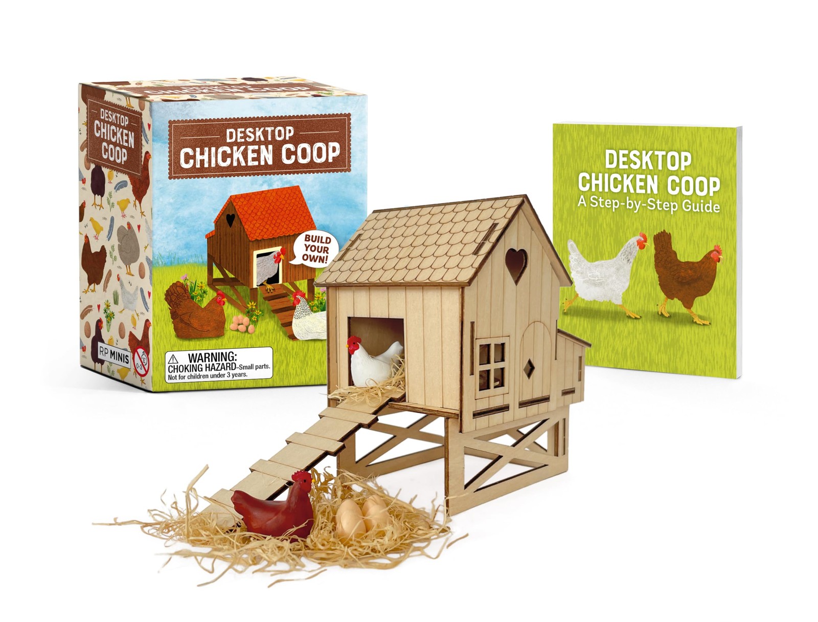 Jessie Oleson Moore Desktop Chicken Coop: Build Your Own! (Rp Minis) (Tascabile)