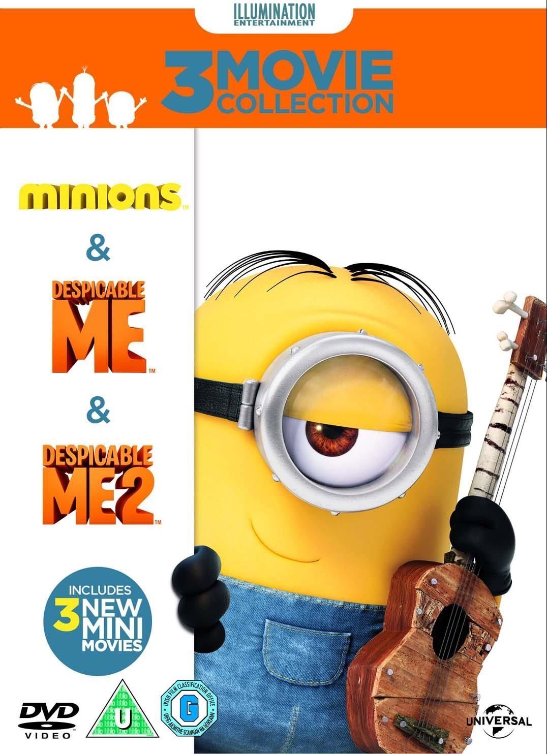 Dvd Despicable Me/Despicable Me 2/Minions [Edizione: Regno Unito]