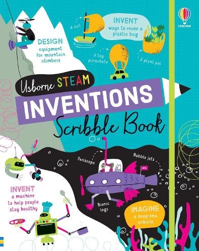 Inventions Scribble Book (STEAM Scribble Books) by Usborne