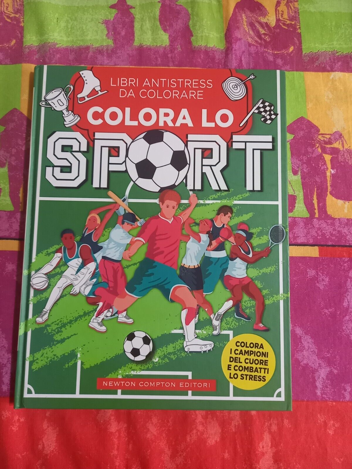 Colora lo sport. Libri antistress da colorare Copertina rigida ‎ 112 pagine Dime