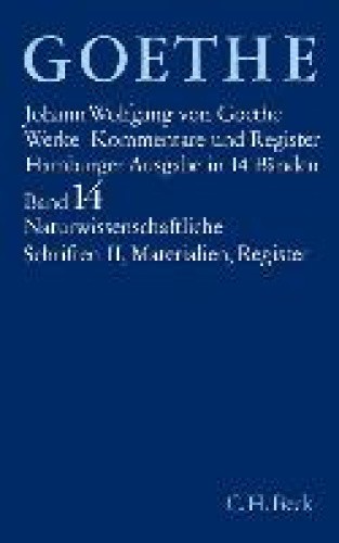 Goethe, J: Werke Neubearb., 14