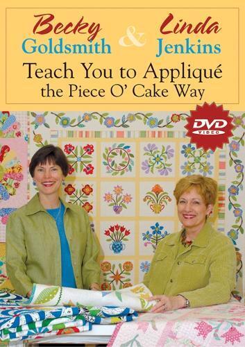 Becky Goldsmith Becky Goldsmith & Linda Jenkins Teach You Applique The Pie (DVD)