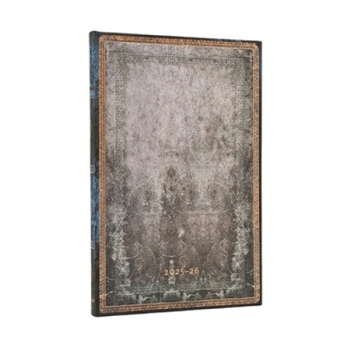 2026 Dove Grey (Old Leather Collection) Maxi 18-month Vertical Hardcover Flexi