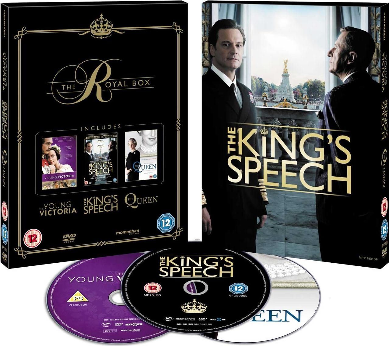 Dvd Kings Speech (The) / The Queen / Young Victoria (3 Dvd) [Edizione: Regno Uni