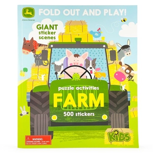 Jack Redwing John Deere Kids Farm: 500 Stickers and Puzzle Activitie (Tascabile)