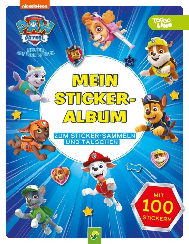 PAW Patrol Mein Stickeralbum mit 100 Stickern [German]