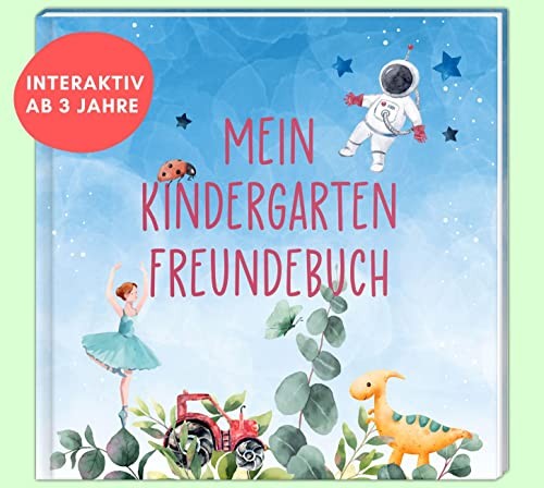 YUNA Mein Kindergarten Freundebuch: Hochwertiges Erinnerungsa (Copertina rigida)