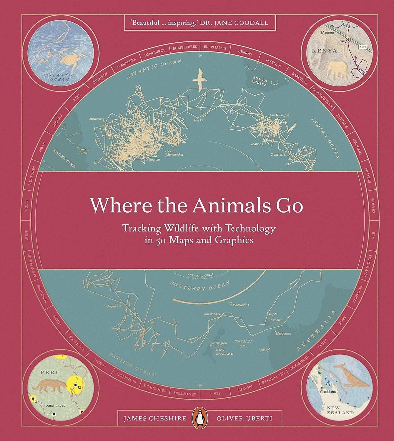 9780141982229 Where The Animals Go: Tracking Wildlife with Techn... and Graphics
