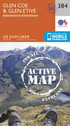 Glen Coe (OS Explorer Active Map) by Ordnance Survey