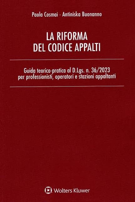 9788813382124 Riforma del codice appalti - Cosmai