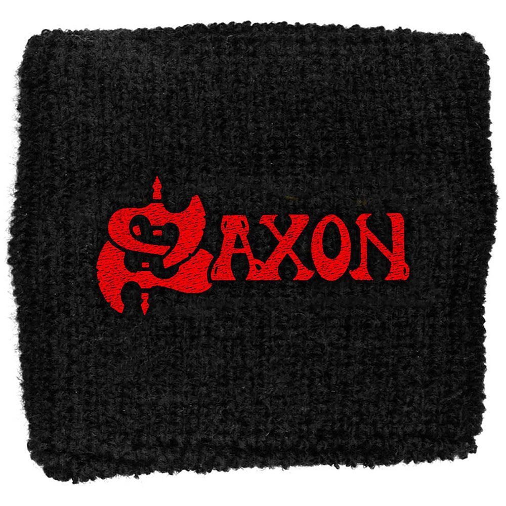 Abbigliamento Saxon: Red Logo (Loose) (Fascia Da Polso)