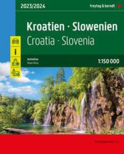 Kroatien - Slowenien, Autoatlas 1:150.000, freytag & berndt by freytag & berndt
