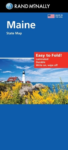 Rand McNally Easy to Fold: Maine State Laminated Map (Map)