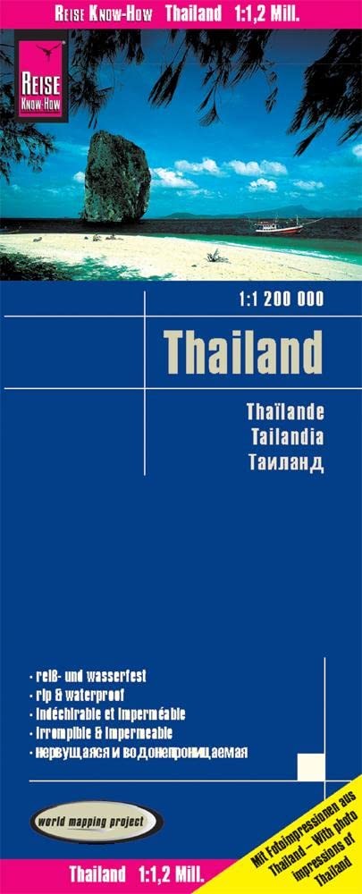 9783831772971 Reise Know-How Landkarte Thailand 1 : 1.200.000: r...ping project)