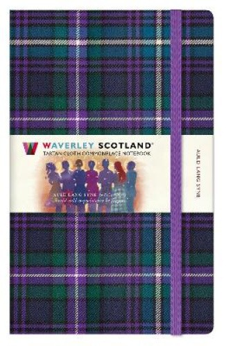 Waverley Scotland Tartan Notebook: Auld Lang Syne Tartan Large Notebook 21cm x