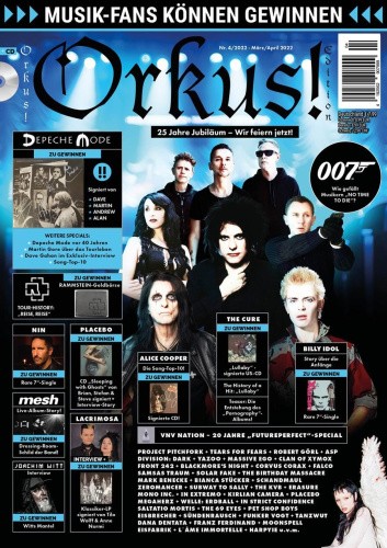 Orkus-Edition mit DEPECHE-MODE-Specials & Jubiläums-Gewinnspiele [German]