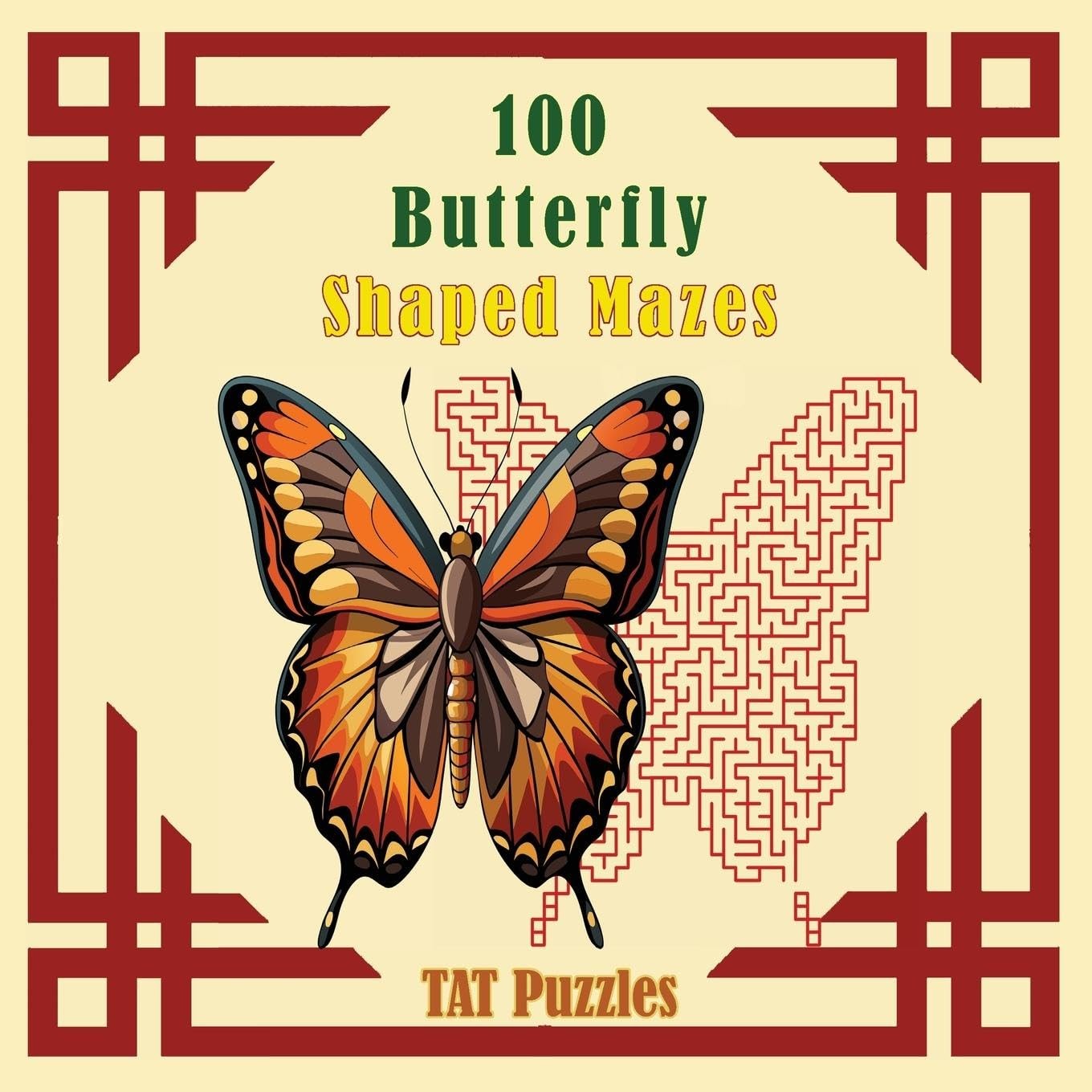 Margaret Gregory Tat Puzzles Butterfly Shaped Mazes (Tascabile)