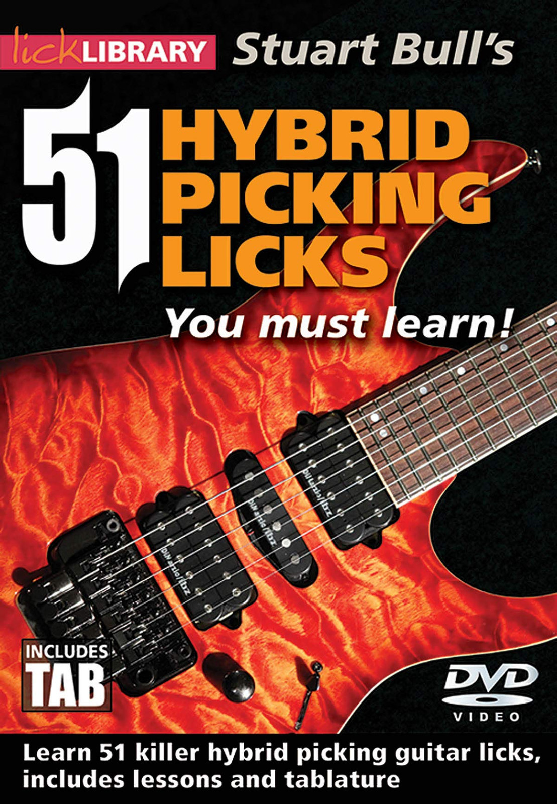 Stuart Bull 51 Hybrid Picking Licks You Must Learn (DVD)