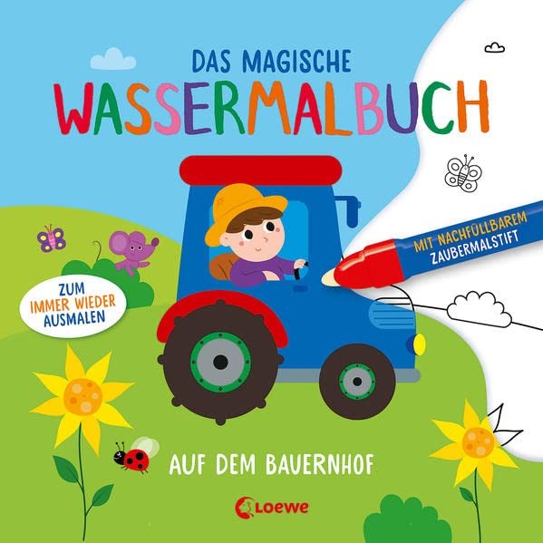 Das Magische Wassermalbuch - Auf Dem Bauernhof - (German Import) Book NUOVO