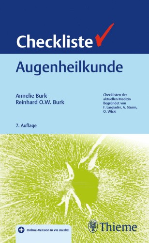 Checkliste Augenheilkunde [German] by Burk, Annelie
