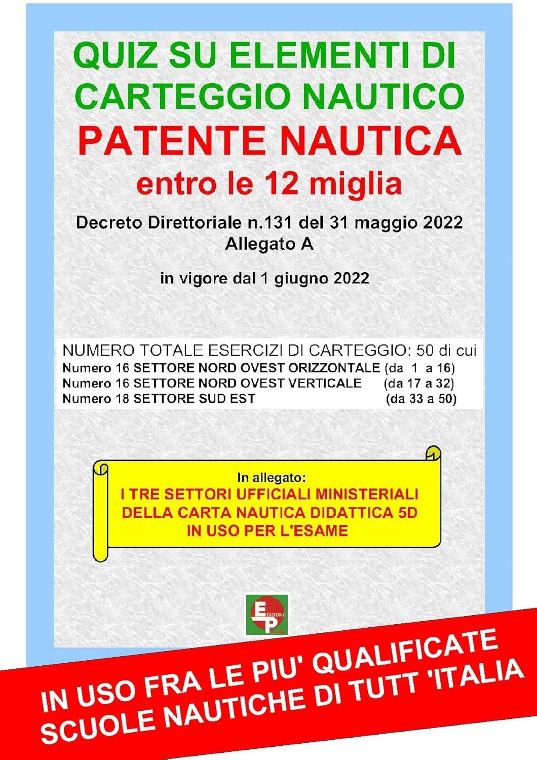 9788886472852 Patente nautica entro le 12 miglia. Quiz su elemen... didattica 5D