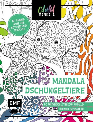 Colorful Mandala - Mandala - Dschungeltiere [German]