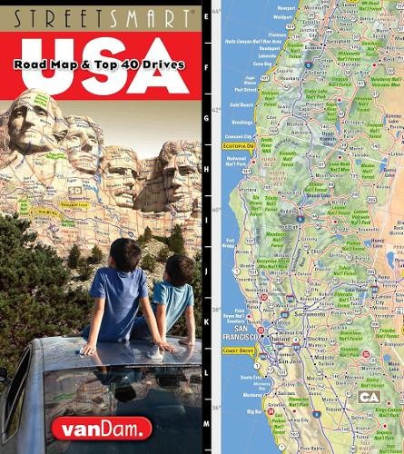 StreetSmart (R) USA Interstate Road Map by VanDam: Eco plastic coated,