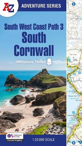 South West Coast Path 3 – South Cornwall: With Ordnance Survey Mapping (-Z