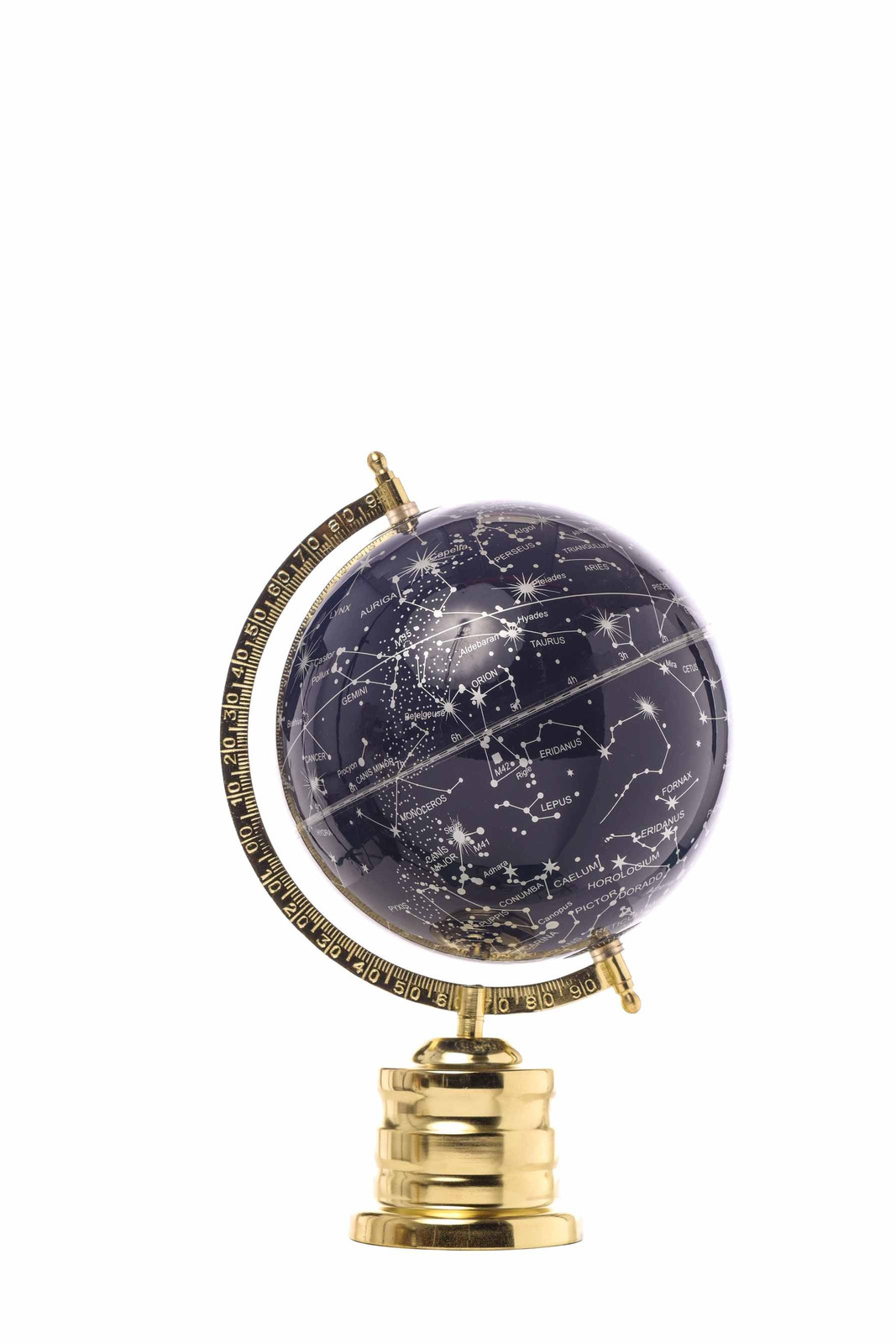ARPIMEX ARPIMEX Mappamondo D 20 Cm H 34 Cm Gold Blue Marine