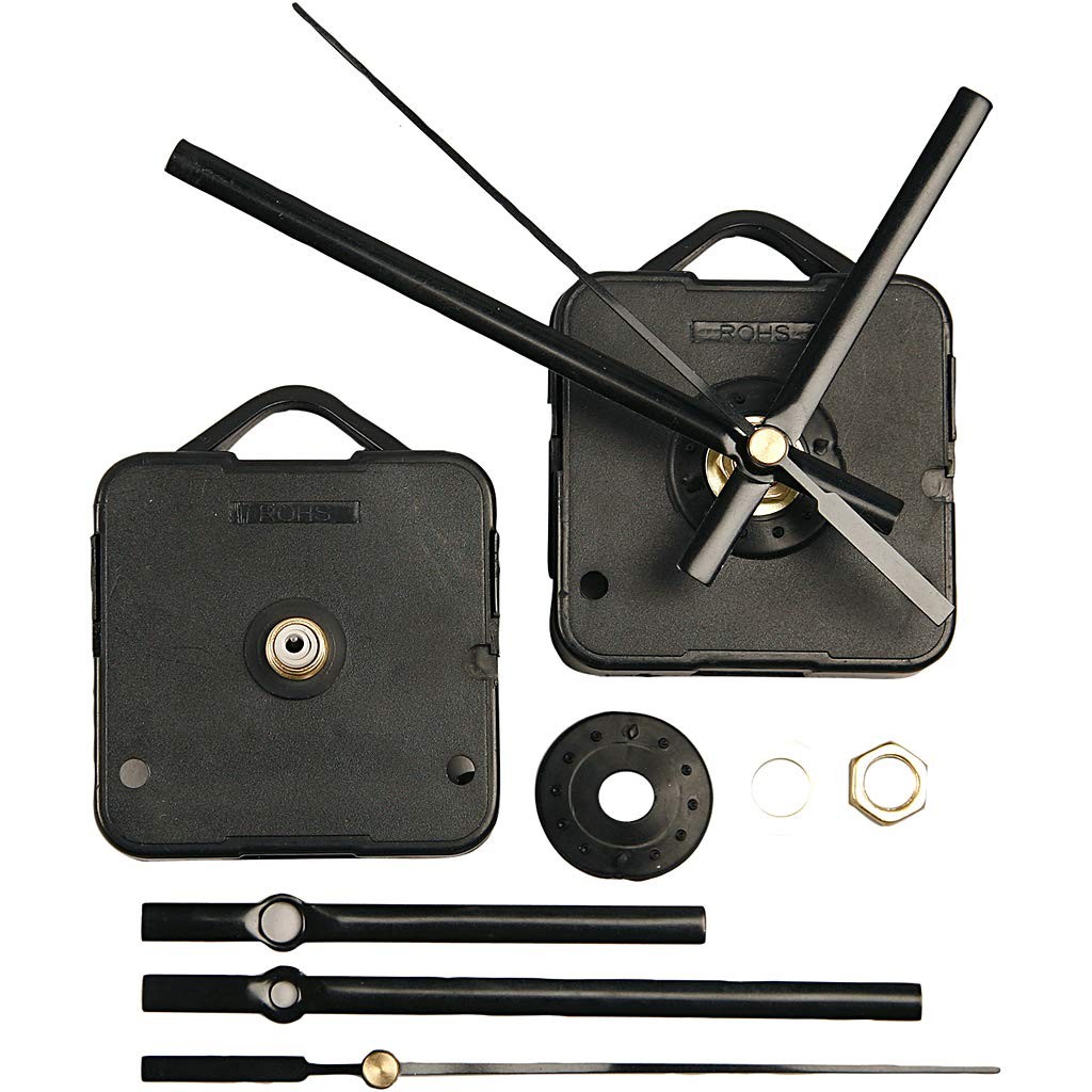 Mechanisches Uhrwerk 1 Set Schwarz NUOVO