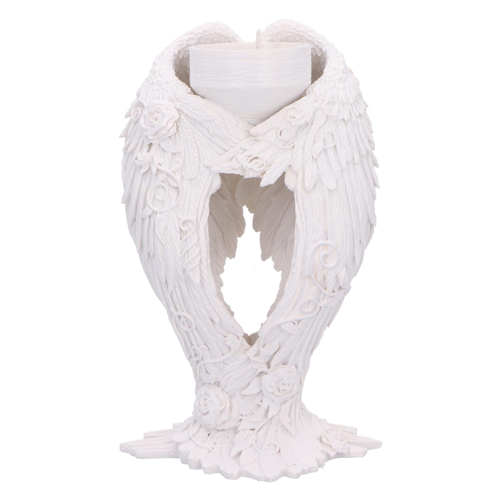 NN Designs Floral Angel Wings Tea Light Candle Holder NUOVO