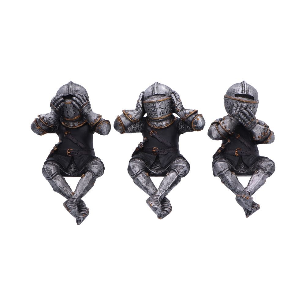 Three Wise Knights Shelf Sitters 11Cm NUOVO