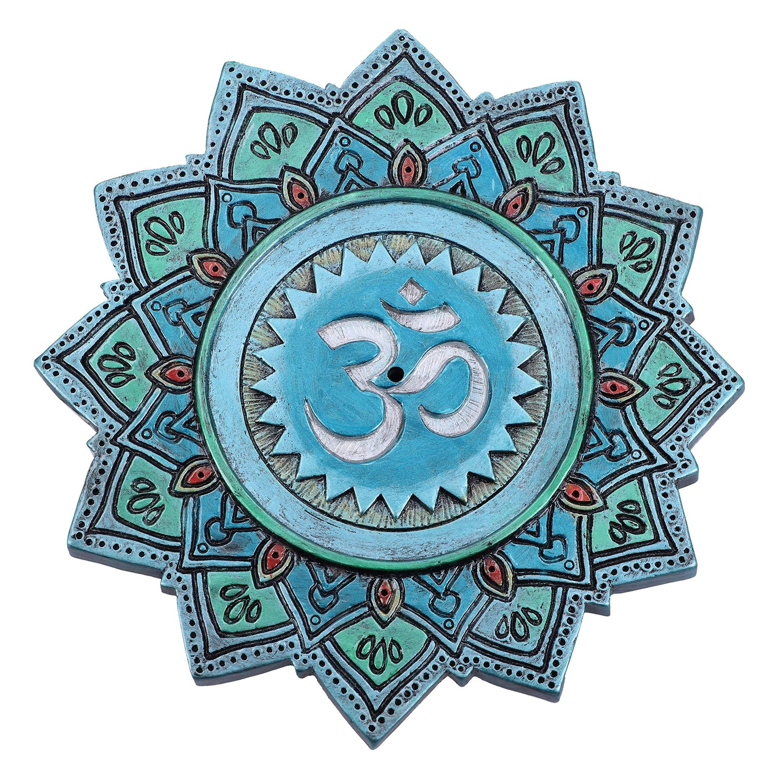 Set Of 4 Om Sacred Sound Hindu Symbol Shabda-Brahman Incense Stick ... NUOVO