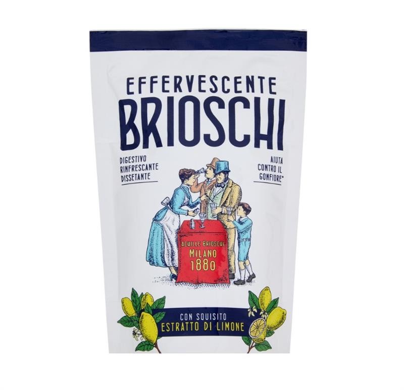 BRIOSCHI EFFERVESCENTE DIGESTIVO RINFRESCANTE GONFIORE GUSTO LIMONE 100G