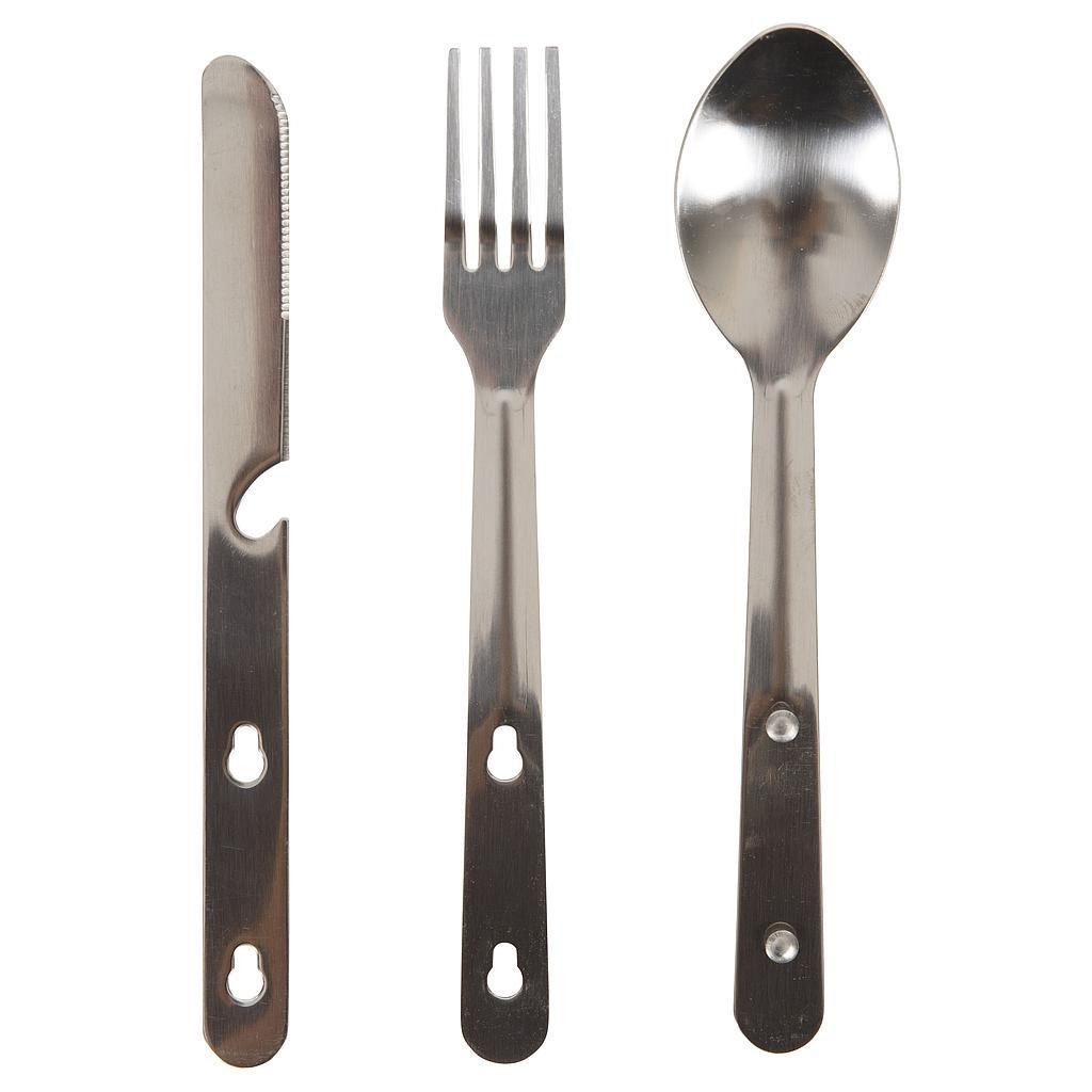 Trespass Chomp 3 Piece Cutlery Set NUOVO