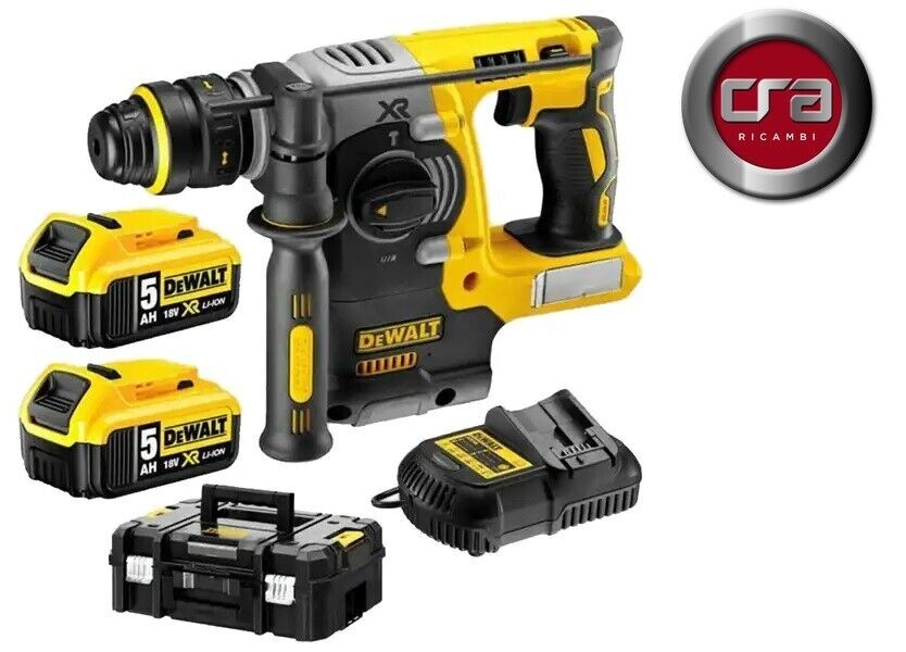 DEWALT DCH273P2T TRAPANO/TASSELLATORE SDS PLUS BRUSHLESS 18V BATTERIE 5Ah -2 BAT