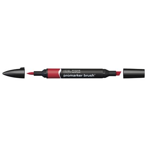 Winsor&newton Pennarelli doppia punta Winsor&Newton Promarker brush firebrick R7