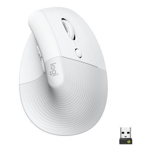 Mouse Logitech 910 006475 ERGO Lift Off white