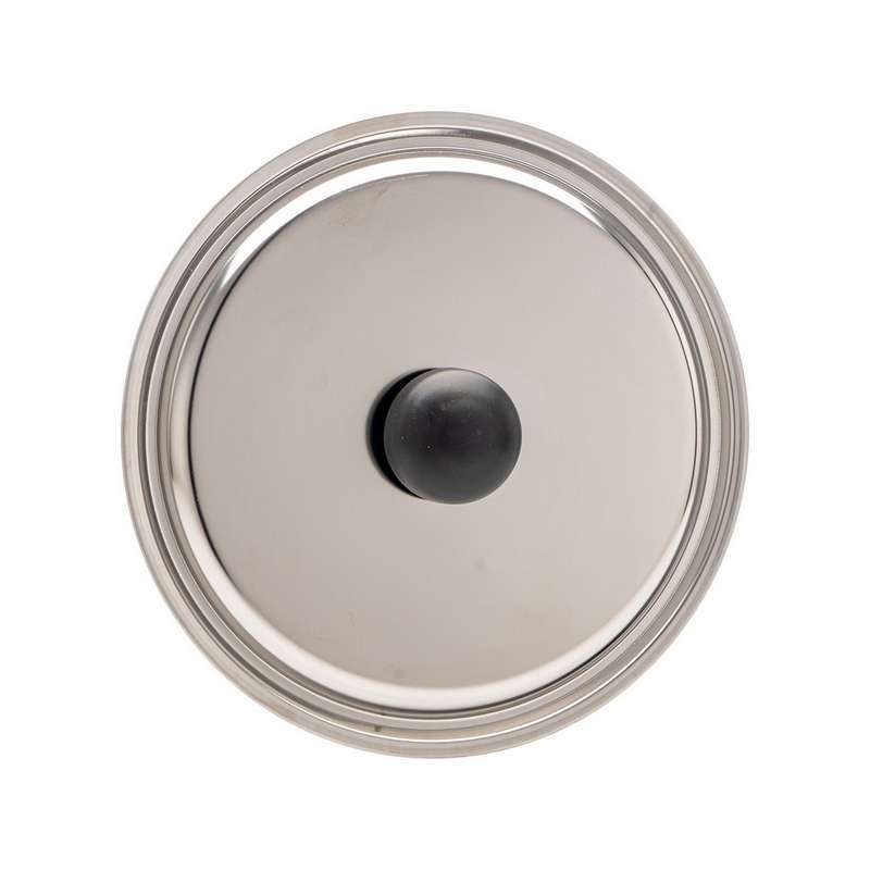 GNALI COPERCHIO 22 CM IN ACCIAIO INOX CON IMPUGNATURA IN PLASTICA