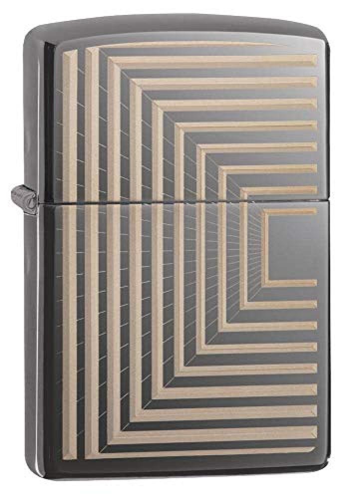 (TG. Taglia unica) Zippo Accendino, Altro, Black Ice, Taglia unica - NUOVO