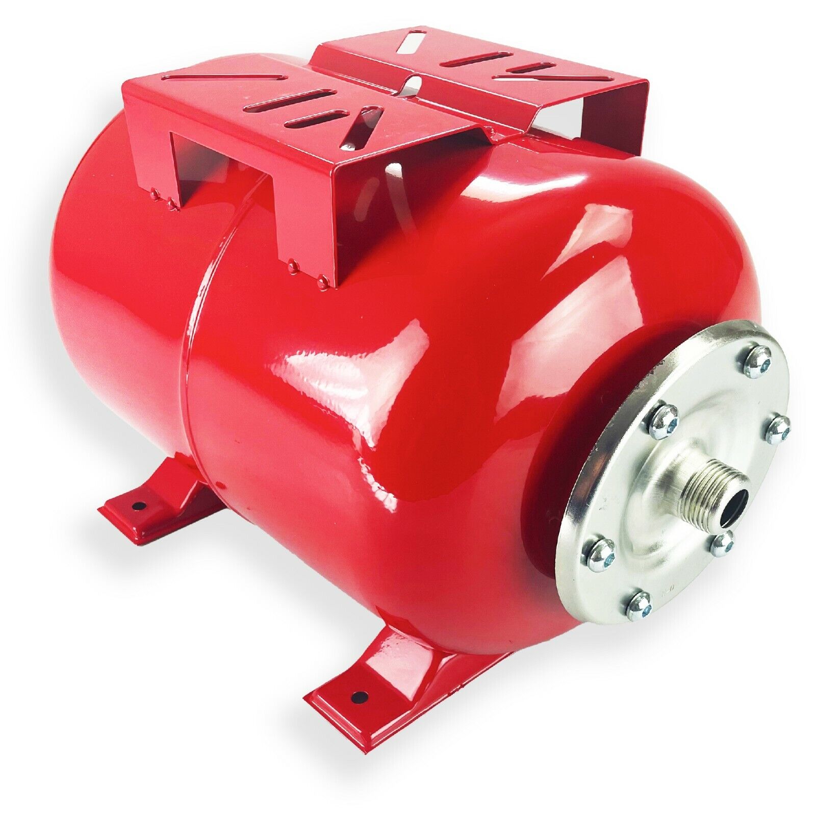 VASO ESPANSIONE ACCIAIO 100L IMPIANTO ACQUA POTABILE RETE IDRICA CASA BOILER RED